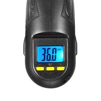 Gonfleur de pneus portable M4 12V avec manomètre numérique, pompe à air portable, boîtier en plastique pour voiture, moto, vélo