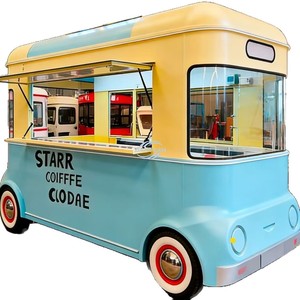 Camión de Comida Personalizado de Fabricación Fina con Cocina Completa, Carrito Móvil para Venta de Snacks y Helados en la Calle - Product Image 1