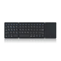 Nouvel Arrivage 2026 – Clavier Pliable USB 64 Touches à Mécanisme Ciseaux avec Pavé Tactile, Ultra Mince et Portable, Sans Fil pour Tablette