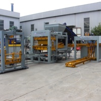 Machine à briques en ciment hydraulique QT4-15 pour la fabrication de pavés