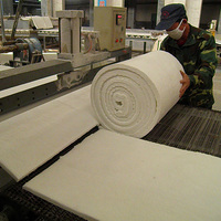 Couvertures en fibres céramiques de haute qualité, épaisseur 25 mm 50 mm, pour fours et fours à combustion, couverture isolante en céramique d'alumine ignifuge Kaowool