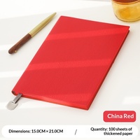 Carnet de notes professionnel élégant en cuir souple, format A5 personnalisé, motif litchi, coffret cadeau avec impression de logo pour entreprise