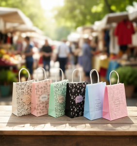 Bolso Tote Casual de Fieltro No Tejido para Mujer, Portátil, Estampado, Uso Diario, Cierre Abierto, Asa Única, Hasta 1L - Product Image 2