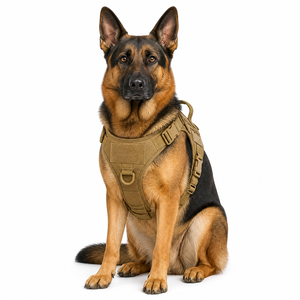 Tactical <strong>Dog</strong> <strong>Harness</strong> for Large <strong>Dogs</strong> Heavy Duty No Pull <strong>Military</strong> K9 Working <strong>Dog</strong> Vest with Handle Escape Proof Breathable S XL - Product Image 1