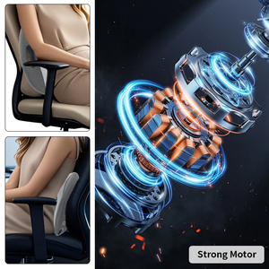 Multifuncional portátil electrónico Shiatsu amasado calefacción suministros cintura espalda masaje cojín para oficina hogar - Product Image 5