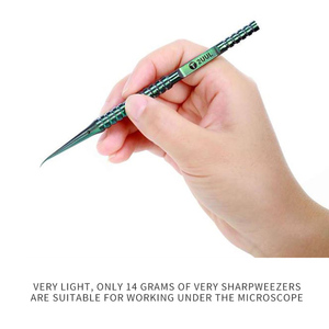 2UUL di Precisione In Lega di Titanio Pinzette Per il iPhone <span class=keywords><strong>Samsung</strong></span> Strumenti di Riparazione Kit BGA di Chip Della Scheda Madre IC di Riparazione - Product Image 3