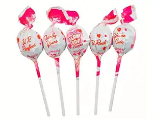 Available wholesale individually packaged bulk gifts a variety of flavors for Valentine's Day parties 10 delicious lollipops