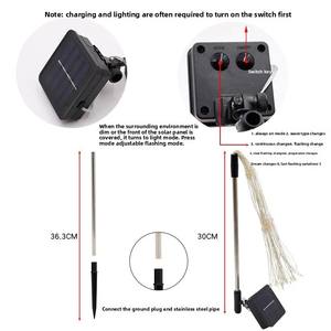 شريط إضاءة يعمل بالطاقة بتصميم الألعاب النارية بعدد 200 مصباح LED، بمعيار مقاومة الماء IP65، أضواء زينة خارجية بتقنية LED مع مؤشر تجسيد لوني عالٍ 90، مناسب لحفلات الكريسماس وحفلات الزفاف - Product Image 3