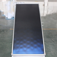 BTE desain baru OEM Panel surya hemat biaya pemanas air pelat datar kolektor surya dengan bahan pipa tembaga