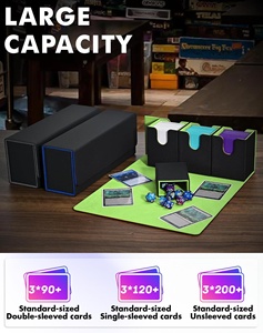 Biểu tượng tùy chỉnh TCG cho mtg kinh doanh Thẻ lưu trữ <span class=keywords><strong>Box</strong></span> cho boong lưu trữ của Yugioh và khác chơi thẻ - Product Image 3