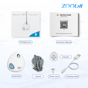 Rastreador GPS para Idosos Anti-Perda com Detecção de Queda, Botão de Pânico SOS, Prevenção de Quedas e Assistência de Emergência GSM/WiFi/GPRS com Posicionamento para PC - Product Image 5