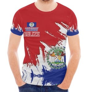 Prodotti di tendenza esclusivi di personalizzazione Belize grandi dimensioni sfuse moda classica HD <span class=keywords><strong>t</strong></span>-<span class=keywords><strong>shirt</strong></span> da uomo stampa su richiesta - Product Image 1