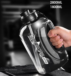 Large Capacity Sports Water <b>Bottle</b> Straw Plastic Drinkware Leak Proof Portable Gym Travel <b>Bottle</b> - Product Image 4