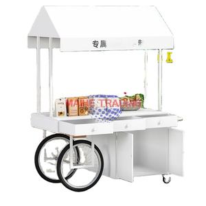 Strong Cooling Small Churro Cartgelato Fast Food Cartmobile Romantic Selling Style Ice Cream Cart - Product Image 1