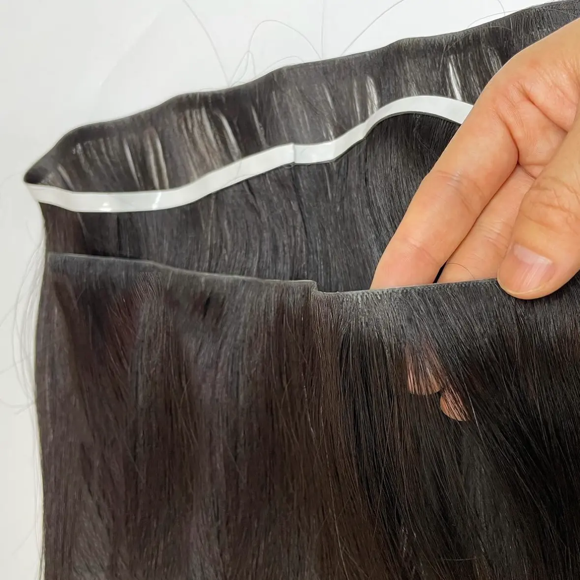 Hair Volume Double Drawn Invisible Injection Sandwiches Tape Hair Extension Skin Weft