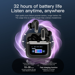 2025 más nuevo para usuarios de JBL V8 TWS auriculares pantalla táctil LCD Cancelación de ruido auriculares inalámbricos pantalla <span class=keywords><strong>Digital</strong></span> indicador de batería - Product Image 4