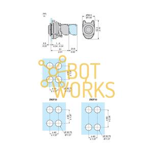 ชไนเดอร์ อิเล็คทริค ZB4FH1 - ใหม่ - Product Image 1