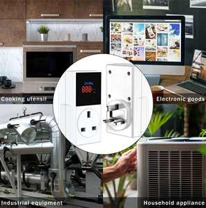 ZHNL UK EU customed standard condizionatore d'aria regolatori elettrici regolabile sopra sotto la protezione di tensione con Display digitale - Product Image 4