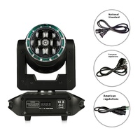 Lumière de scène laser rotative à tête mobile Bee-Eye à six faisceaux RGBW LED pour KTV Bar Indoor Party Atmosphere DMX512 Mode de contrôle
