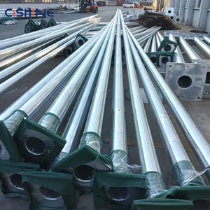Poteau d'éclairage de rue conique galvanisé Cishine Factory en acier de 4M, 6M, 8M, 10M, 12M, <span class=keywords><strong>colonne</strong></span> de lampadaire conique pour routes - Product Image 3
