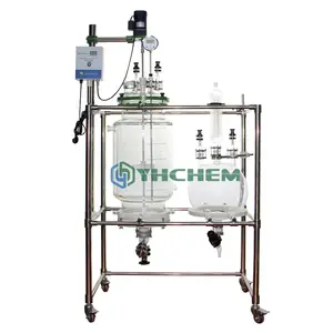 YHCHEM factory price glass crystallization jacket reactor crystallization equipment