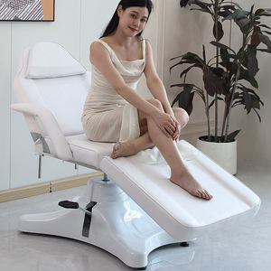 Cama de Belleza Giratoria 360° para Spa, Salón de Belleza, Silla para Pestañas, para Spa y Clínica de Tatuajes, Cama Eléctrica Reclinable y con Asiento - Product Image 5