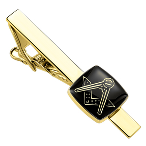 Masonic <span class=keywords><strong>tie</strong></span> clip 2.2 inch freemason biểu tượng vàng/bạc đen vuông <span class=keywords><strong>tie</strong></span> clip cho nam giới - Product Image 5