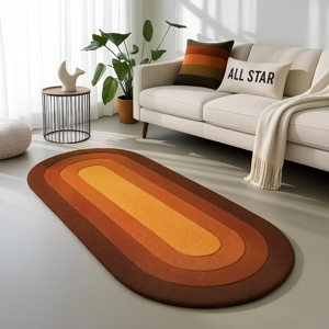Alfombra Contemporánea de Lana Hecha a Mano con Diseño de <span class=keywords><strong>Serpiente</strong></span> en Blanco y Negro para Sala de Estar - Product Image 2