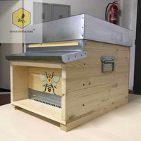 Imkerei werkzeuge Europa Standard dicke 25mm 10 Rahmen Tannenholz Dadant Blatt Bienenstock Bienen kasten für die Bienenzucht