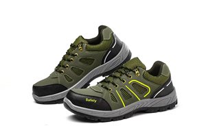 Zapatos de Seguridad JIANKUN Ligeros de Alta Calidad, Microfibra y Malla, Transpirables, Anti-Aplastamiento/Pinchazos/Electricidad Estática, Antideslizantes, de PU - Product Image 5