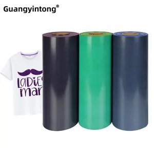 Guangyintong Flock Transfer Vinyl melhor máquina de imprensa do calor para vinil melhor ferro em papel de transferência