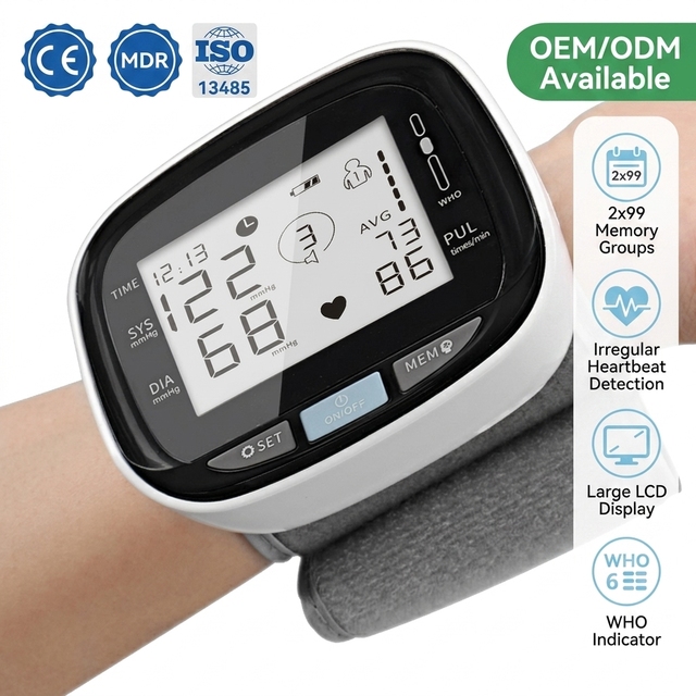 Wholesale Blood Pressure Monitor Wrist Smart Heart Rate Monitor Home and Hospital