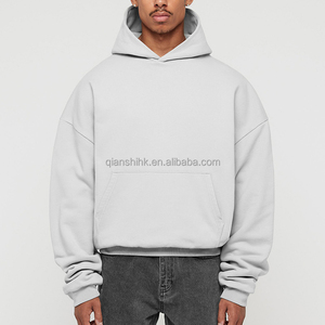 Luxury Drop Shoulder Clothing Manufacturers Hoodie Heavyweight Streetwear Hoodies For Men Custom Oversized Designer Hoodies Men