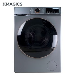 Lave-linge séchant grande capacité 12/15 kg, entièrement automatique, à inversion, chargement frontal - Idéal pour le linge familial et les grandes charges de literie - Product Image 1