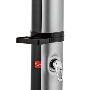 CYEN nuevo diseño robusto cuerpo <span class=keywords><strong>de</strong></span> PVC 38 <span class=keywords><strong>litros</strong></span> redondo <span class=keywords><strong>de</strong></span> plata al aire libre solar jardín ducha <span class=keywords><strong>piscina</strong></span> ducha con jabonera - Product Image 4