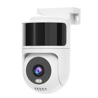 Cámara IP Inalámbrica Tuya WiFi GSM 4G 5G HD PTZ 360° con Sistema de Alarma Tuya para Seguridad en Casas Vacacionales