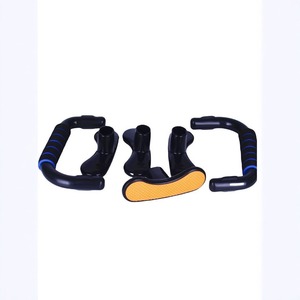 Support de pompes ergonomique réglable orange-gris pour hommes et adultes – Équipement de fitness à domicile pour l'entraînement des bras et de la poitrine - Product Image 2
