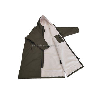 Poncho à <span class=keywords><strong>langer</strong></span> personnalisé pour l'équitation, imperméable et coupe-vent, doublé de <span class=keywords><strong>sherpa</strong></span>, avec fente latérale - Product Image 1