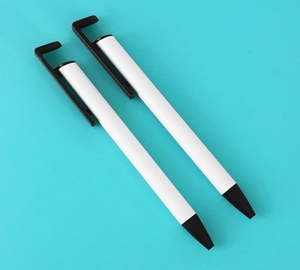 Free Shipping USA Warehouse White Metal Sublimation Ballpoint <strong>Pens</strong> Promotional Blank <strong>Pen</strong> Shrink Wrap For Sublimation Printing