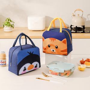 تصميم كرتون لطيف ملون مخصص جودة عالية الغداء في الهواء الطلق الكيس التخييم الاطفال حقيبة الغداء - Product Image 6