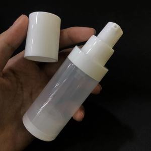 ขวดโลชั่นแบบฝ้า 30/50/100 มล. พลาสติก PP ใส แบบปั๊มสุญญากาศ ขวดบรรจุภัณฑ์เครื่องสำอาง - Product Image 4