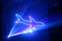 BESTYART/ BSprite / Mini alimenté par batterie 1-5W Animation Disco RGB lumière Laser téléphone WIFI contrôle