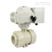 Katup Bola Listrik EDAK 2 Arah 10PPHQ+GR...-2B/2K PPH PPR AC220V DC24V Buka Tutup DN15-DN100 3 Inci Sistem Penanganan Air OEM