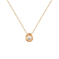 Mode de Style INS, accessoires bijoux à la mode, pendentif clavicule, perle de coquille, en or 18K, collier pour femmes