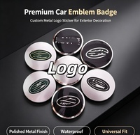 Cache-moyeux de roue de remplacement, 63mm 69mm 72mm, emblèmes de moyeu de roue à clipser compatibles avec Land Rover Range Rover