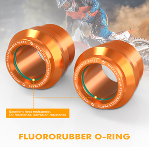 NICECNC Jeu d'entretoises de roue avant en aluminium billette 22MM pour <span class=keywords><strong>KTM</strong></span> Motocross <span class=keywords><strong>Enduro</strong></span> 125-500 250 350 XC XCF XCW SX SXF EXC 2017-2024 - Product Image 4