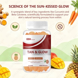 Wholesale Custom Logo Self Tan Natural Daily Beta Carotene Tanning <b>Gummies</b> <b>Bear</b> 60 Skin Tanning <b>Gummies</b> for Women Glowing Skin - Product Image 5