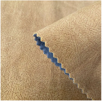 Tissu de velours tricoté imprimé non brillant pour canapé et rideaux, ignifuge, imperméable et respirant