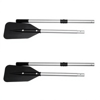 Pagaies flottantes en alliage d'aluminium pour bateaux et kayaks, pour la navigation en eaux océaniques, 140 cm