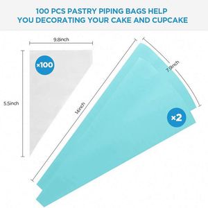 Kit de Herramientas para Decoración de Pasteles al por Mayor de Fábrica, 277 Piezas, Herramientas de Repostería, Boquillas para Glaseado, Mesa Giratoria para Pasteles, Herramientas para Hornear - Product Image 5